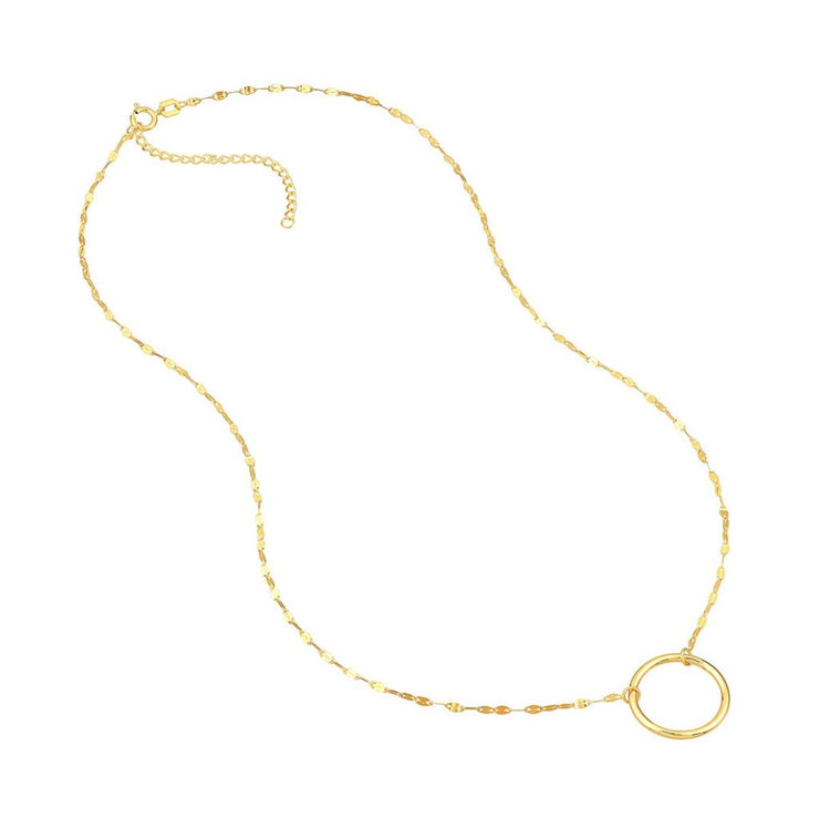 Aura by Martin Binder Gold Circle Necklace