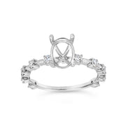 Yes by Martin Binder Oval Engagement Ring Mounting (0.33 ct. tw.)