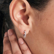 Ania Haie Sparkle Cluster Huggie Hoop Earrings
