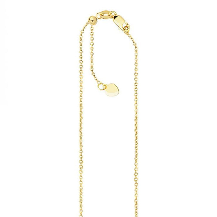 Aura by Martin Binder Gold 0.9mm Adjustable Cable Chain