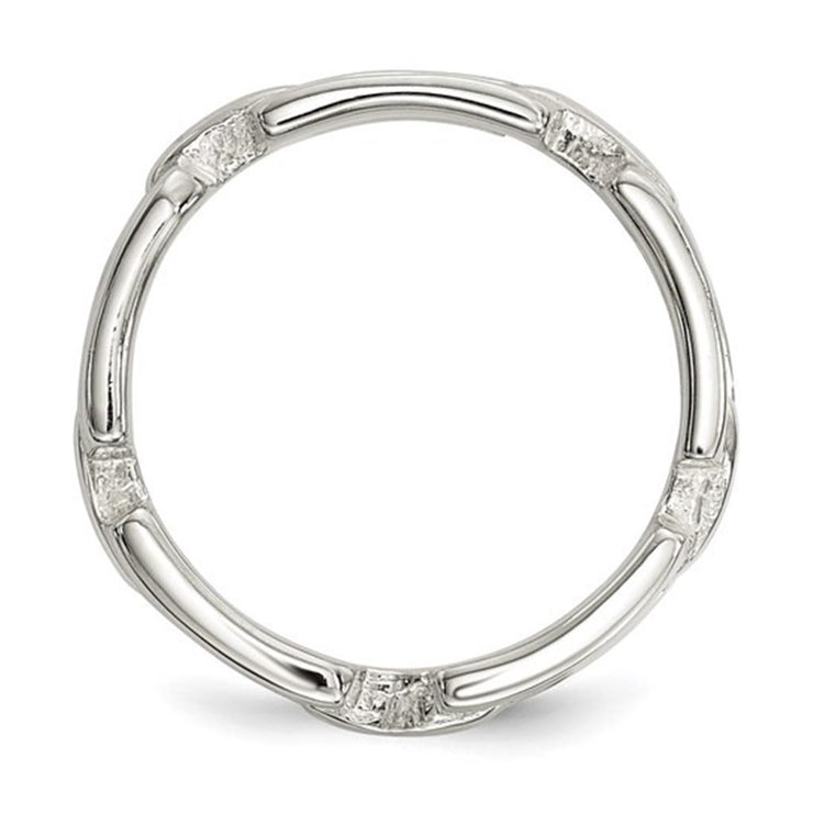 Rox by Martin Binder Sterling Fancy Link Fashion Ring